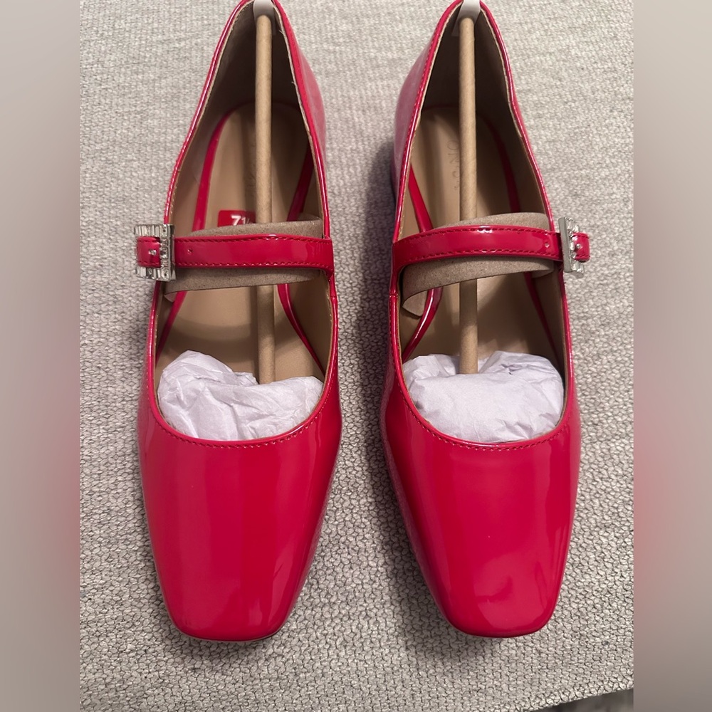NIB Red Patten Leather Mary Jane’s